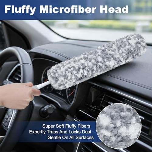 17.3" Handheld Microfiber Car Duster - Image 3