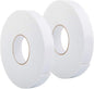 Double Sided Foam Tape 1.18In x 33FT 2 Pack, Mounting Tape Heavy Duty, Strong Adhesive Weatherproof Seal Strips for DIY Craft Picture Poster, Car & Gap Filling Mountings, Home Office Decor (White)