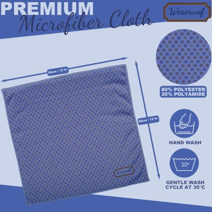WESERWEF Design Microfiber Glasses Cleaning Cloth – Premium Cleaning Cloth - Image 2