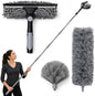 Cobweb Duster with Extension Pole, Window Squeegee, 3-in-1 Kit by Unknown