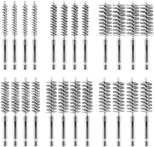 24 pcs Bore Brush for Drill by AOKLIT