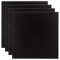 4PCS 12 x 12 x 1/32 (0.04”) Inch Anodized Aluminum Sheet, Black Aluminum Engraving Blanks, 0.8MM Thin Metal Plates for Laser Engraving, Crafting, DIY, House Decoration