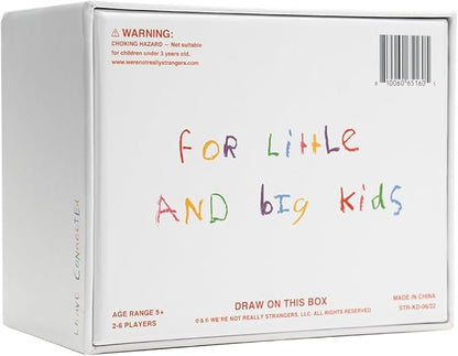 WE'RE NOT REALLY STRANGERS Kids Edition Card Game - 150 Conversation & Activity Cards for Kids, Adults, & Teens – for Fun Memorable Family Game Nights and Kid’s Party, Ages 5+, 2-6 Players