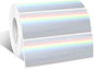 1" x 3" Holographic Thermal Label Stickers,Printable Rainbow Glitter Thermal Printer Sticker Labels for Gift Wrapping, Self-Adhesive Name Price Tag DIY Custom Logo Design (500 pcs)