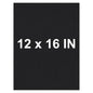 Anodized Aluminum Sheet Metal 12 x 16 x 1/32 Inch Black Metal Plates for Laser Engraving, 0.8MM Thin Decorative Sheets for Crafting, House Decoration
