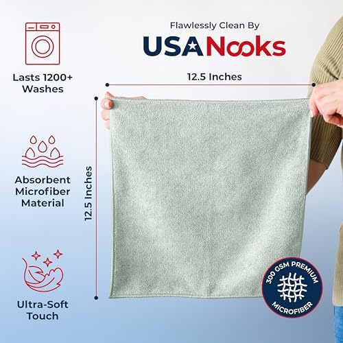 USANOOKS Microfiber Cleaning Cloth - Image 2