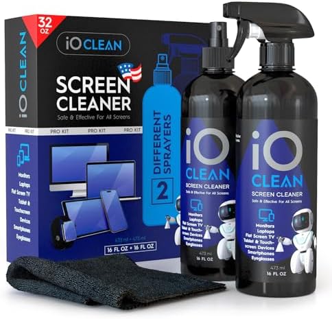 Screen Cleaner Spray – Cleaning Kit by iOCLEAN