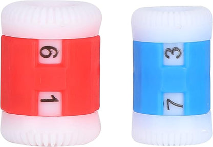 Plastic Knit Counter Knitting Crochet Stitch Marker Row Ring Sewing Tool Craft Accessories Two Color(Two Set)