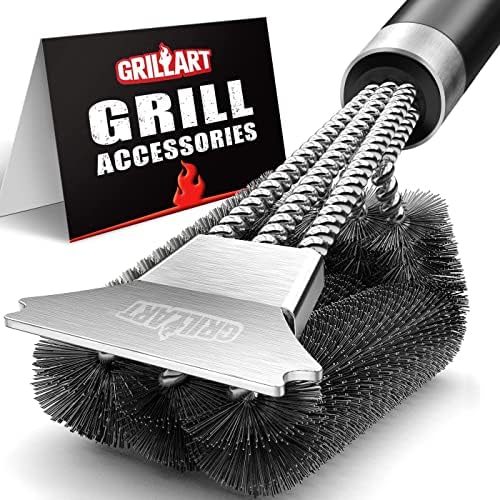 GRILLART Grill Brush and Scraper by GRILLART
