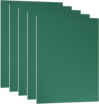 PATIKIL 7x5x1/32inch Anodized Aluminum Sheet, 5Pcs Metal Rectangle Aluminum Plate 0.8mm Thick Engraving Blanks for Laser Engraving DIY Decorative Crafting Home Decoration, Green