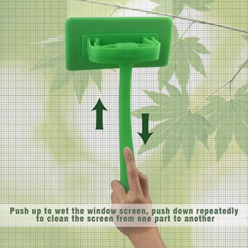MyLifeUNIT Mesh Screen Cleaner, Detachable Window Screen Cleaning Brush - Image 2