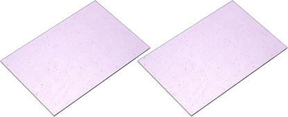 MECCANIXITY 2 Pcs Stained Glass Sheet Mosaic Tile 7.9 Inch x 5.9 Inch Purple Color Stained Glass Sheets for Crafts DIY Art Project
