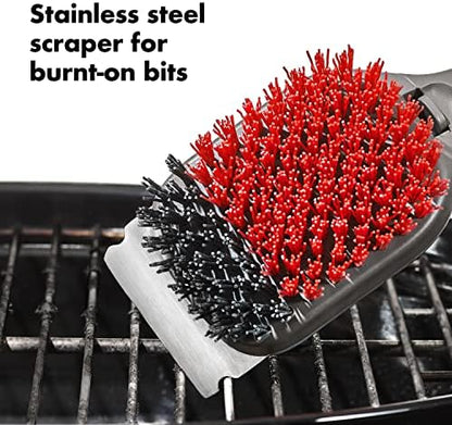 OXO Outdoor Nylon Grill Brush for Cold Cleaning - Image 5