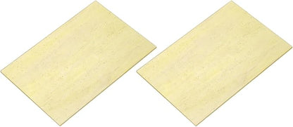 MECCANIXITY 2 Pcs Stained Glass Sheet Mosaic Tile 7.9 Inch x 5.9 Inch Khaki Stained Glass Sheets for Crafts DIY Art Project