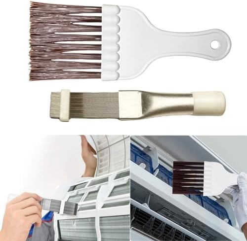Air Conditioner Fin Cleaning Kit, HVAC Coil Cleaner Set AC Fin Comb Brush - Image 5