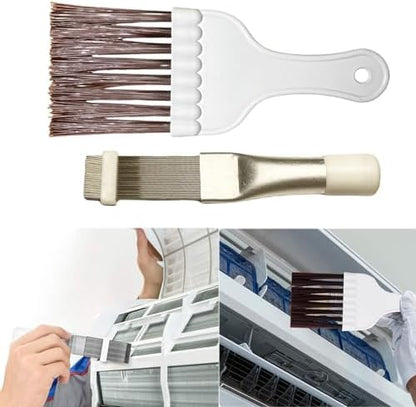 Air Conditioner Fin Cleaning Kit, HVAC Coil Cleaner Set AC Fin Comb Brush - Image 5