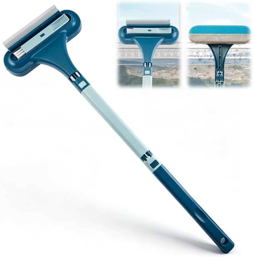 Upgrade Window Screen Cleaner, 2 in 1 Detachable Window Cleaning Brush by Unknown