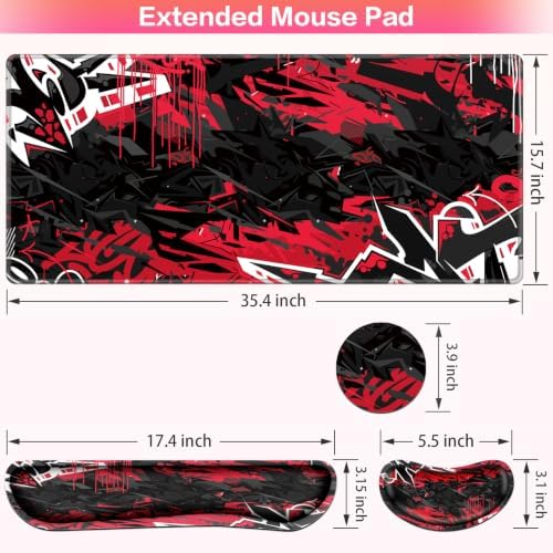 Desk Mat, Large Gaming Mouse Pad - Image 6