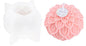 Nasturtium Ball Candle Silicone Mold Lotus Petal Flower Soap Mold for Fondant,Chocolate,Candy, Bath Bomb,Epoxy Resin,Plaster, Polymer Clay