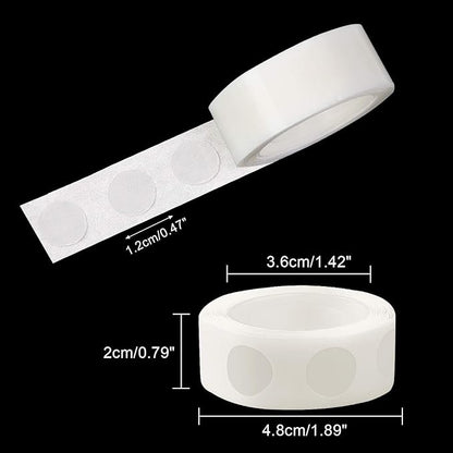 UPINS 6000 Pcs Balloon Glue Removable Adhesive Tape Double Sided Point Dots, 60 Rolls