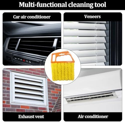 4 Pcs Window Venetian Blind Cleaner Duster Tool, Reusable 7 Finger Dusters - Image 6