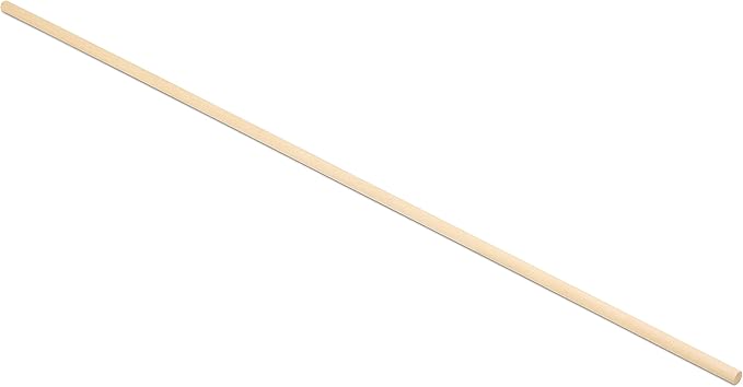 Dowel Rods Wood Sticks Wooden Dowel Rods - 5/16 x 24 Inch Unfinished Hardwood Sticks - for Crafts and DIYers - 100 Pieces by Woodpeckers