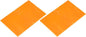 MECCANIXITY 2 Pcs Stained Glass Sheet Mosaic Tile 7.9 Inch x 5.9 Inch Orange Red Stained Glass Sheets for Crafts DIY Art Project