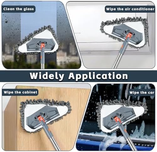 Long Handle Wall Mop & Baseboard Cleaner - Image 4