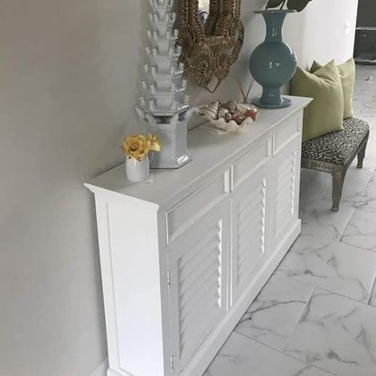 AMY HOWARD AT HOME Chalk-Based One Step Paint for Furniture, Cabinetry, Decor, Finish, and More | No Stripping, Sanding, or Priming | Ultra-Light Base | 16 Ounce | Ballet White