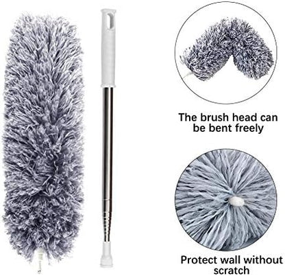 DELUX Microfiber Feather Duster Extendable Duster - Image 3