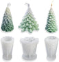 Christmas Tree Silicone Mold 3D Candle Molds for Making Tree Shaped Silicone Epoxy Resin Mold 3D Christmas Pine Tree Silicone Mold for Epoxy Resin Casting DIY Aromatherapy Candles Wax Gift Decoration