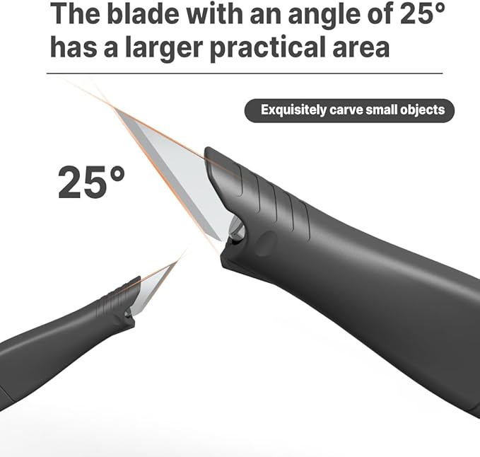 3 PCS Exacto Knife,Hidden Blade Design at The End,Comes with 5 Spare High Qualiry Carbon Steel Exacto Knife Blades. Craft Knife for Crafting, Arts,Modeling,Scrapbooking,Stencil,DIY Projects.Red