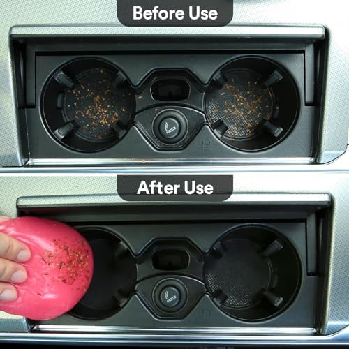 PULIDIKI Car Cleaning Gel for Car Detailing Kits Car Putty Blue Pink 2Pack - Image 6