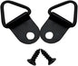 Small Triangle Ring Steel Picture Hangers with Screws Picture Frames Picture Hang Solutions for Hanging Clock Paintings Artwork Picture Frame Hook Photos(100 Pack Black )