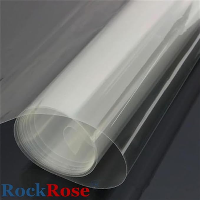 UV 99% Security and Safety 4 Mil Clear Window Film Shatterproof Anti Shatter Tempered Glass Film for Home and Office Windows (Clear, 24 in x 10 FT)