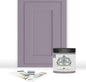 ALL-IN-ONE Paint, Durable cabinet and furniture paint. Built in primer and top coat, no sanding needed. Includes our 30 featured color card - Thistle (gray purple), 8oz Sample