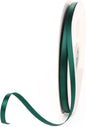 1/4" x 100 Yards Hunter Green Polyester Satin Ribbon Single Faced Bulk Fabric Ribbons for Gift Wrapping, Crafting and DIY Projects, Hair Accessories, Tiny Bows