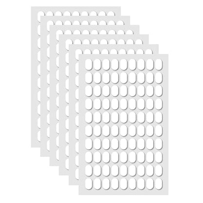 540 Pcs Sticky Tack Poster Stickers, Double Sided Sticky Round Clear Stickers, No Trace Poster Adhesive Putty Removable Waterproof Adhesive Dots for Festival Decoration Sticky Dot (0.31" X 0.51")