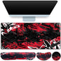 Desk Mat, Large Gaming Mouse Pad by QOMOLAMA