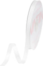 VATIN 3/8 inches Double Faced White Polyester Satin Ribbon - 50 Yards for Gift Wrapping Ornaments Party Favor Braids Baby Shower Decoration Floral Arrangement Craft Supplies