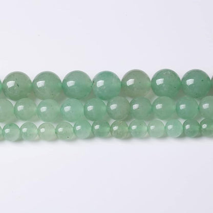 32PCS 12MM Natural Green Aventurine Stone Beads Energy Healing Beads for DIY Jewelry Bracelet Necklace Making for Jewelry Making15Inch…