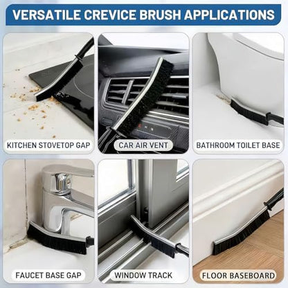 23Pcs Crevice Cleaning Brush Set, Hard Bristle Scrub Brushes Tools - Image 3