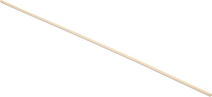 Dowel Rods Wood Sticks Wooden Dowel Rods 3/16 x 24 Inch Unfinished Hardwood Sticks for Crafts and DIY'ers 50 Pieces by Woodpeckers