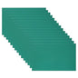PATIKIL 5x8 Inch Anodized Aluminum Sheet Metal, 15Pcs Laser Plates Engraving Blanks 0.5MM Thin Rectangle for Crafting DIY House Laser Engraving, Green
