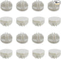 16 Pcs White Plastic Connector, Wire Grid Cube Connector for Modular Closet Storage Organizer and DIY Wire Cube Storage Unit