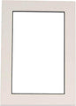 Poster Palooza 8x10 Mat Bevel Cut for 5x8 Photos - Acid Free White with Black Core Precut Matboard - For Pictures, Photos, Framing - 4-ply Thickness