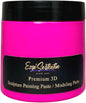 3D Sculpture Painting Paste|Texture Paste|Decorative Plaster|Ready to Use|Unique Colors|Ideal for Artwork|Stencil|Flowers|Texture|Art Relief|New Formula| 6 oz (Neon Pink)