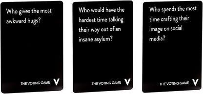 The Voting Game - The Hilarious Adult Party Card Game About Finding Out Who Your Friends are - Perfect for College Students, Fun Parties and Board Games Night with Your Friends