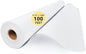 Art Paper Roll for Crafts, Drawing & Painting, 17.75"x1200" (100') White Gift Wrapping Craft Kraft Bulletin Board Poster Banner Coloring Paper, Kids Art Supplies, Wedding Floral Supplies 80GSM 55LB