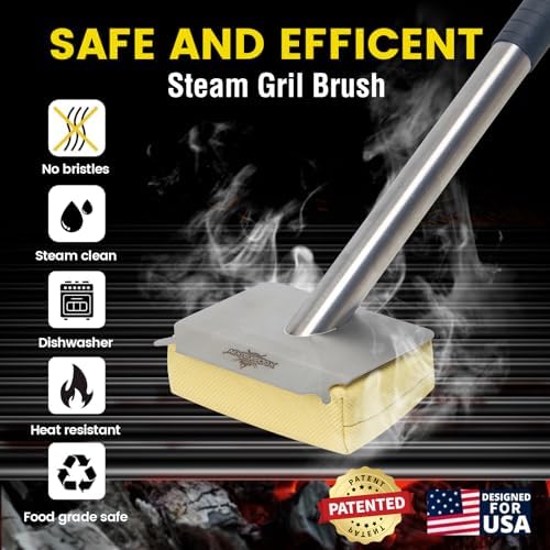 XUDAKAIXIN Grill Brush Bristle Free, BBQ Replaceable Scraper Cleaning Head - Image 2